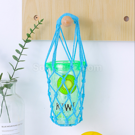 禮品訂造手工編織水杯袋紀念品