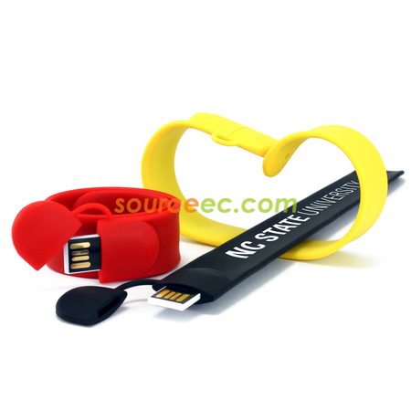 禮品訂造卷尺手環USB手指紀念品