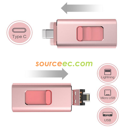 禮品訂造OTG雙用金屬USB手指紀念品