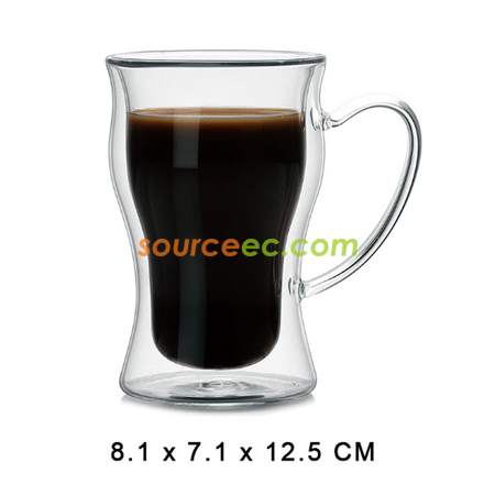 禮品訂造250ML 雙層咖啡杯紀念品