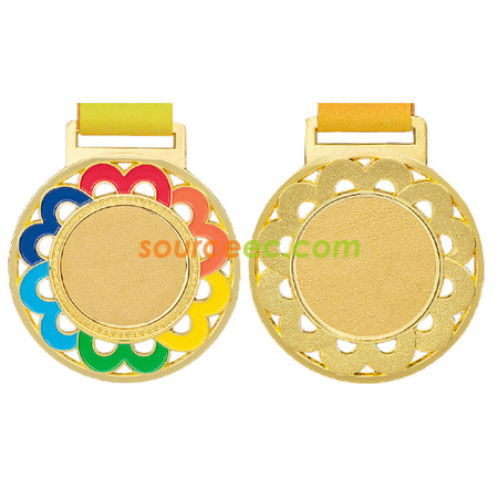 Colorful Blossom Medal