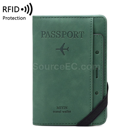 禮品訂造RFID PU護照套加卡包紀念品