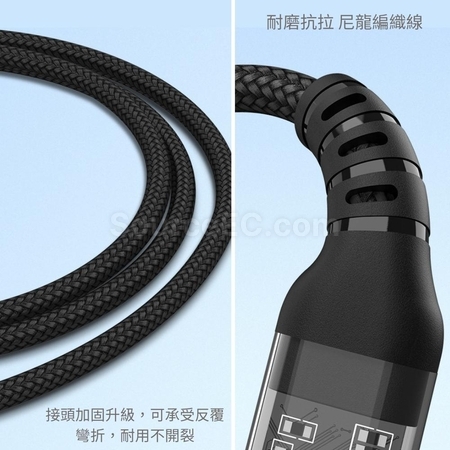 禮品訂造雙Type-C透明快充線紀念品