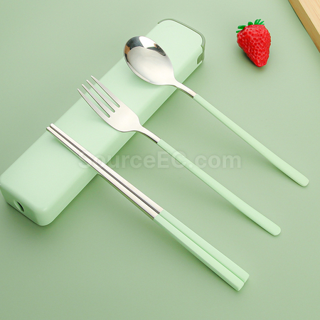 禮品訂造不銹鋼自備餐具套裝紀念品