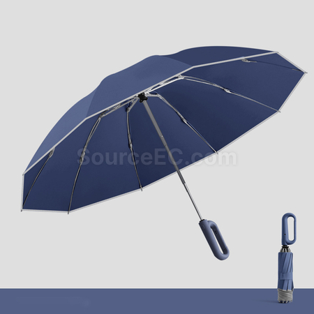 禮品訂造三摺反向自動雨傘紀念品