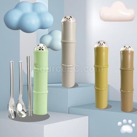禮品訂造熊貓自備餐具套裝紀念品
