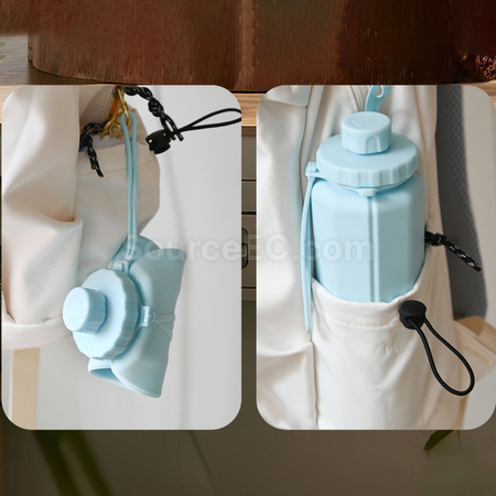 禮品訂造矽膠折疊水樽紀念品
