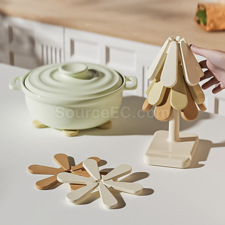 禮品訂造矽膠隔熱餐墊鍋墊杯墊紀念品