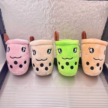 禮品訂造珍珠奶茶鑰匙扣紀念品