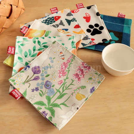 禮品訂造棉布雙層隔熱杯墊紀念品