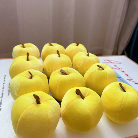 禮品訂造減壓蘋果毛絨公仔紀念品