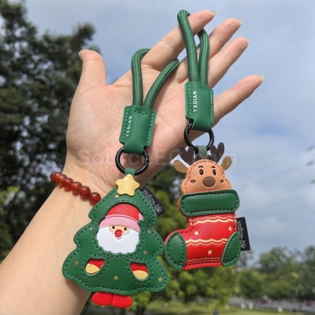 禮品訂造聖誕掛件鑰匙扣紀念品