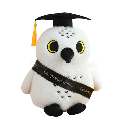 禮品訂造畢業貓頭鷹公仔紀念品