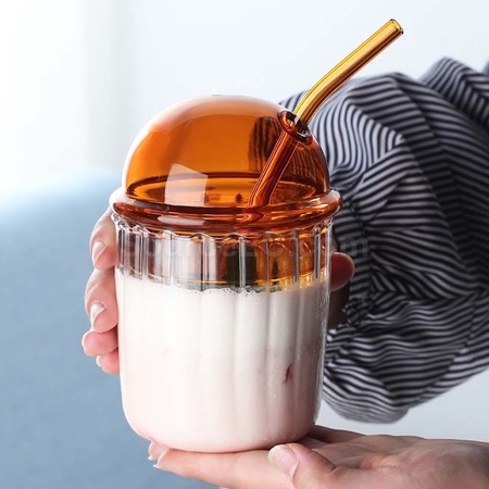 禮品訂造咖啡奶茶玻璃杯紀念品