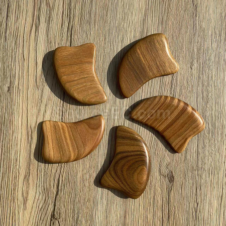 禮品訂造木製按摩臉部刮痧板紀念品