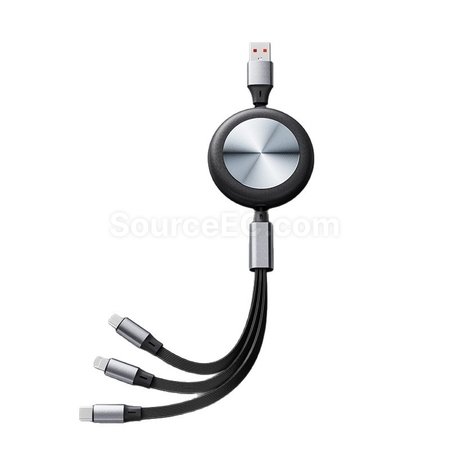 禮品訂造超薄三合一伸縮充電線紀念品