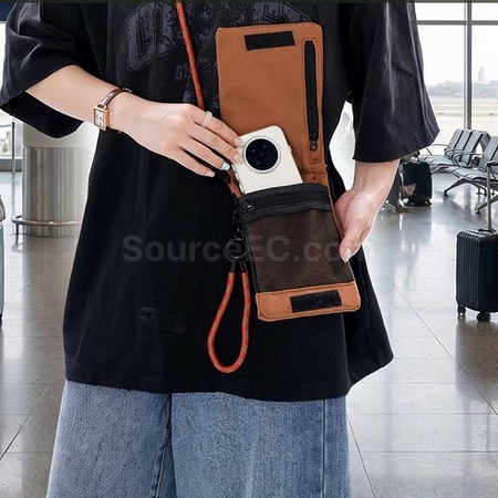 禮品訂造斜挎證件收納包手機包紀念品