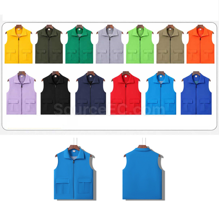 禮品訂造大口袋背心工作服紀念品