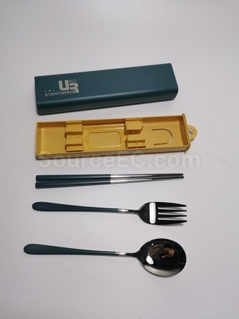 便攜可重用餐具 | 筷子套裝 | 環保餐具套裝 | 環保棉袋木製餐具套裝 | 不銹鋼環保餐具
