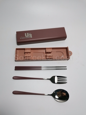 便攜可重用餐具 | 筷子套裝 | 環保餐具套裝 | 環保棉袋木製餐具套裝 | 不銹鋼環保餐具