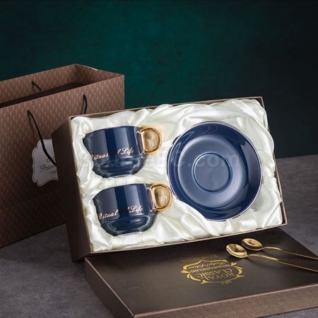 禮品訂造陶瓷咖啡杯套裝紀念品