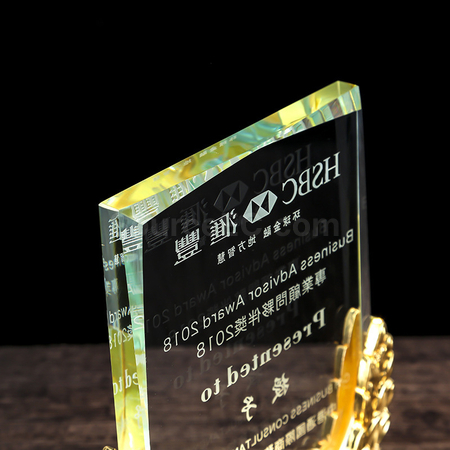 禮品訂造水晶獎座紀念品