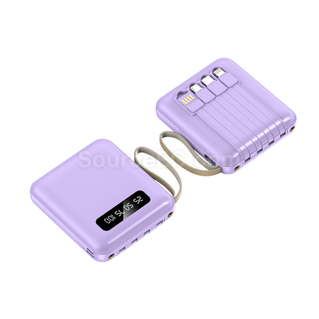 禮品訂造自帶線移動電源紀念品