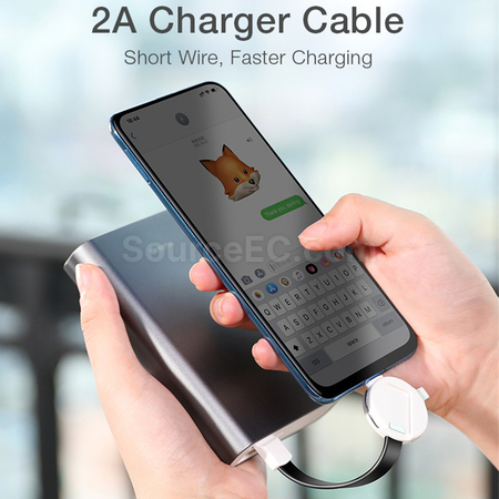 禮品訂造小熊貓卡通數據充電線紀念品