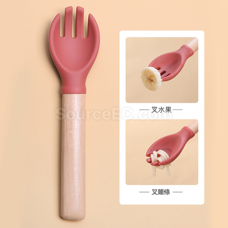 禮品訂造短柄木頭餐具紀念品