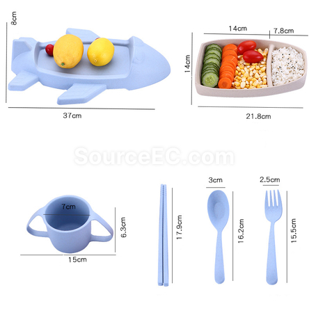 禮品訂造兒童環保餐具套裝紀念品