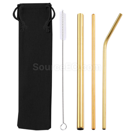 禮品訂造環保吸管帶袋紀念品