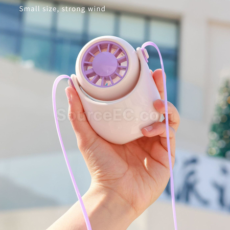 禮品訂造便攜USB掛脖風扇紀念品