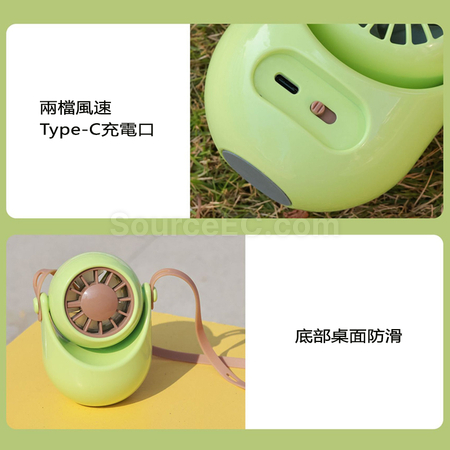 禮品訂造便攜USB掛脖風扇紀念品