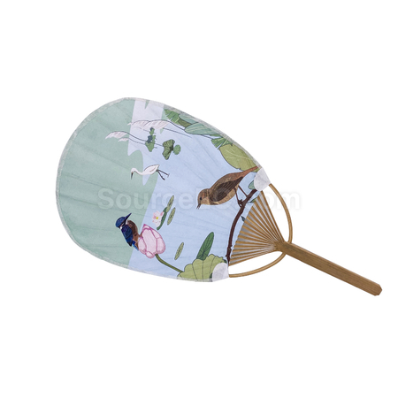禮品訂造日式橢圓小團扇紀念品