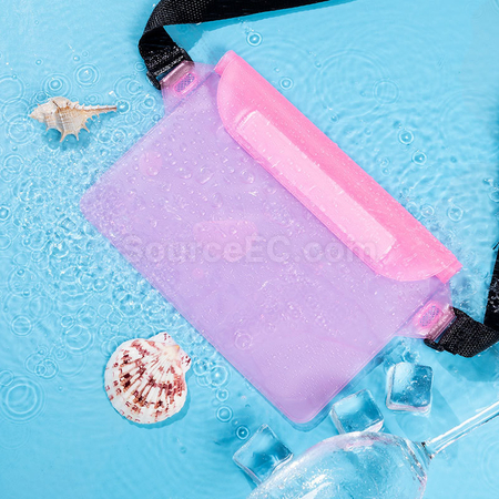 禮品訂造3層密封斜跨手機防水袋紀念品