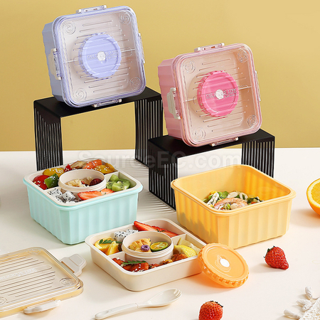禮品訂造透明沙律飯盒紀念品