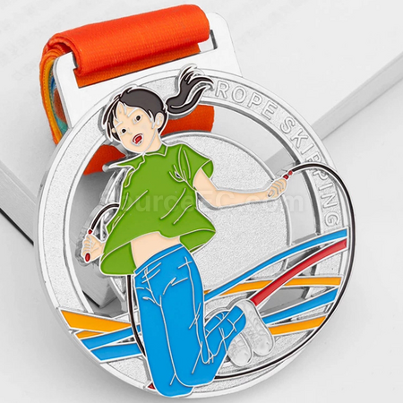 禮品訂造跳繩金屬獎牌紀念品