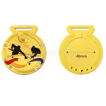 禮品訂造桌球金屬獎牌紀念品