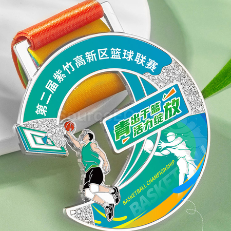禮品訂造籃球金屬獎牌紀念品