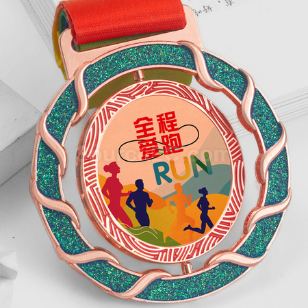 禮品訂造旋轉金屬獎牌紀念品