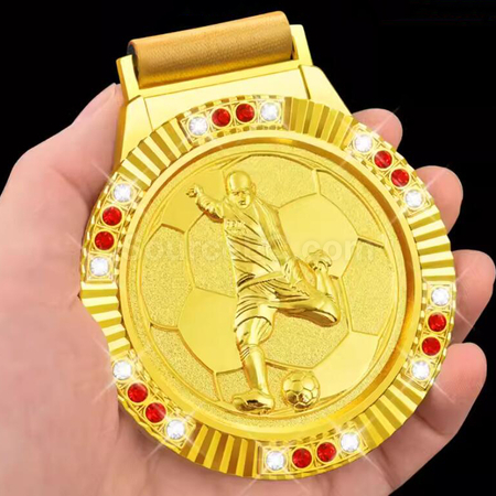 禮品訂造足球金屬獎牌紀念品