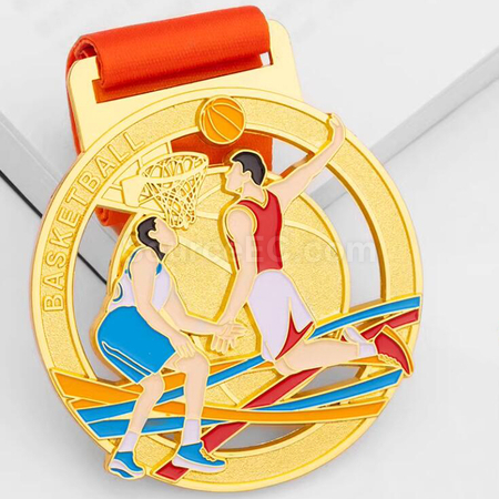 禮品訂造籃球金屬獎牌紀念品