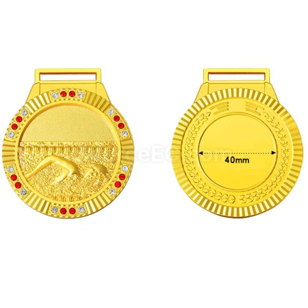 禮品訂造游泳金屬獎牌紀念品