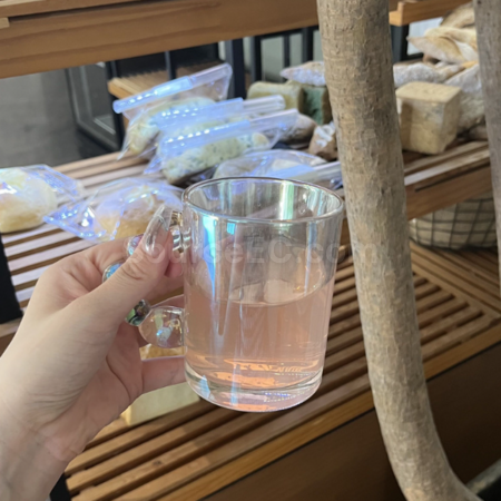 禮品訂造泡泡手把玻璃杯紀念品