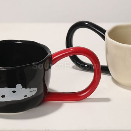 禮品訂造大手柄陶瓷馬克杯紀念品
