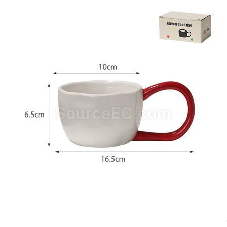 禮品訂造大手柄陶瓷馬克杯紀念品