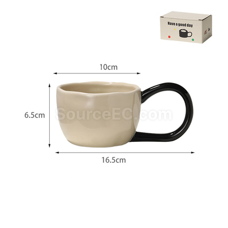 禮品訂造大手柄陶瓷馬克杯紀念品