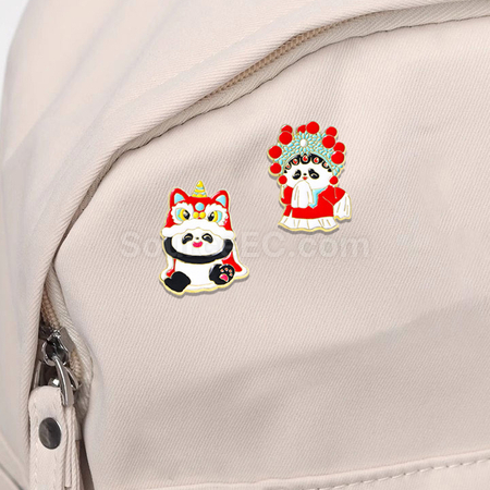 禮品訂造熊貓徽章紀念品