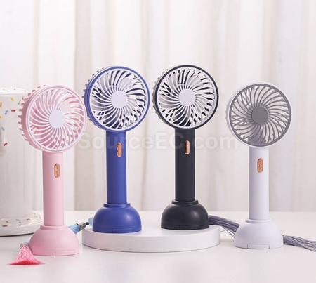 禮品訂造胖嘟嘟流蘇便攜小風扇紀念品