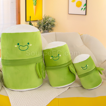 禮品訂造熊貓抱竹子玩偶紀念品